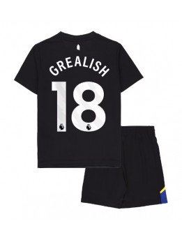 Billige Everton Jack Grealish #18 Tredjedraktsett Barn 2025-26 Kortermet (+ Korte bukser)